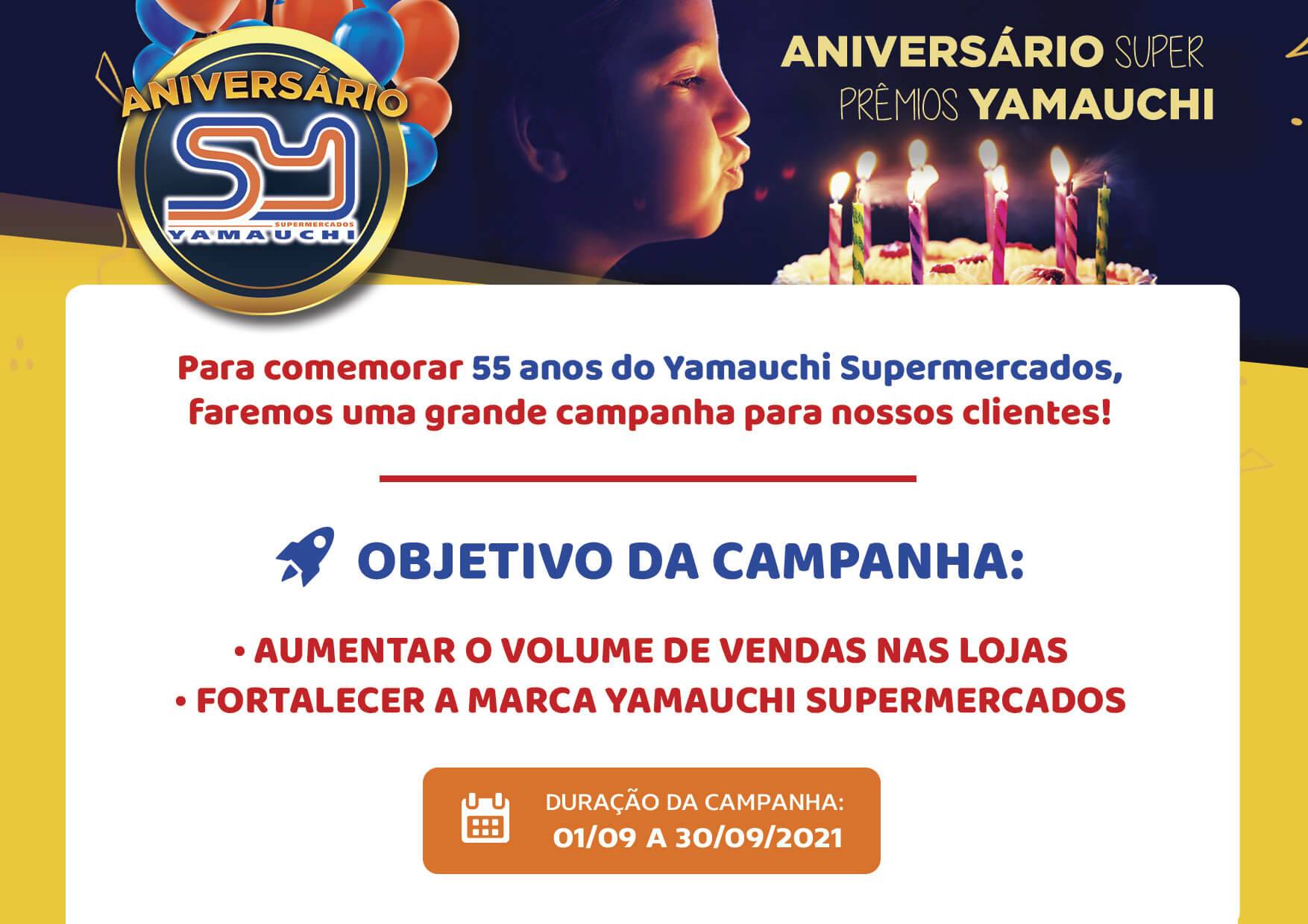 Campanha de Aniversário Yamauchi Supermercados 2020